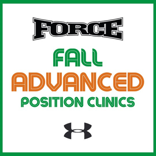 17s-18s Darkside/National Teams Fall Advanced Position Clinics (FORCE Only)