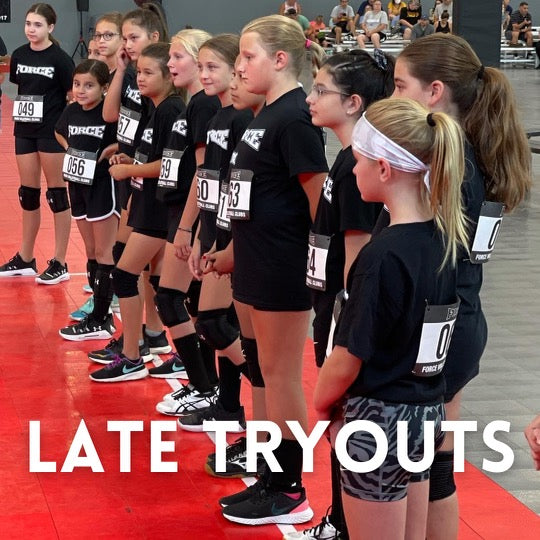 LATE Tryout Registration (Ages 10-18)